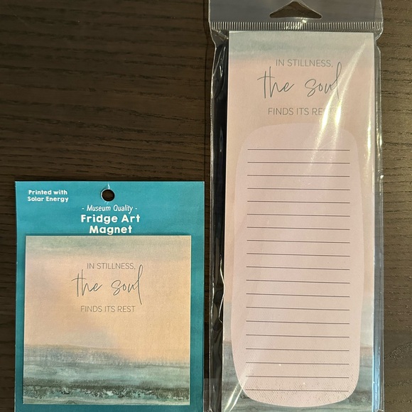 Inspirational Magnet and Notepad Set NWT - Picture 1 of 9
